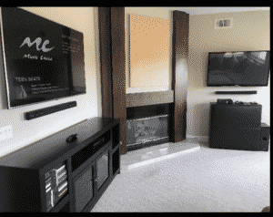 TV with Sound Bar